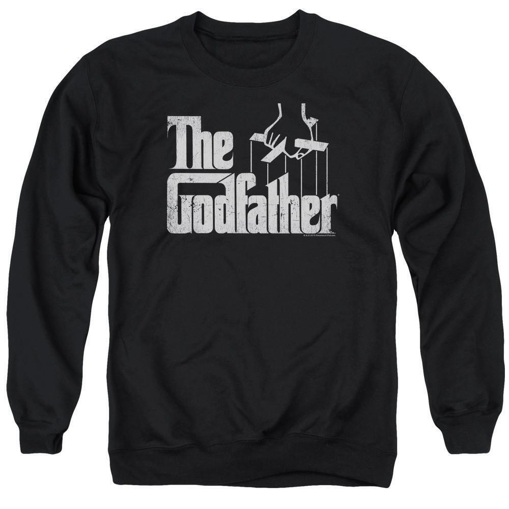 Godfather Logo Adult Crewneck Sweatshirt Black